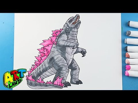 How to Draw Godzilla Roaring | Godzilla x Kong: The New Empire
