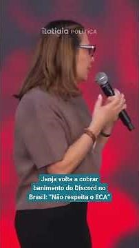 JANJA ONCE AGAIN CALLS FOR BANNING DISCORD IN BRAZIL: "IT DOES NOT RESPECT THE ECA"