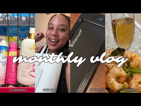 monthly vlog 🎀 | i got a NEW JOB! 🙌🏽 • luxury unboxing • Target clearance finds • solo mom diaries