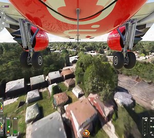 1.4K views | Riskiest Landing In Detroit Metropolitan Wayne County Airport | SilverSkulls Gaming | Facebook