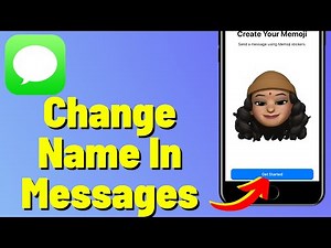 How To Change Name In iPhone Messages