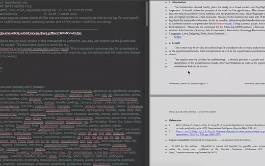 MacTeX下用latexdiff制作修改记录