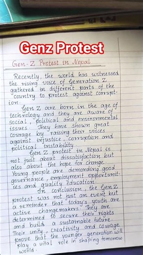 #genz #protest #generation #essay #english #handwriting #howtowrite #exam #speech #education