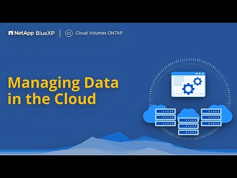 NetApp Cloud Volumes ONTAP - Managing Data in the Cloud