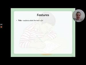 Explanation texts Year 3 and 4