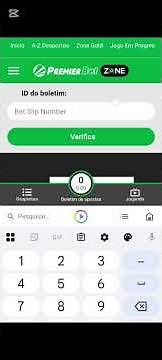 como verificar o boletim (ficha) na Premier bet zone.