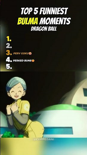 Top 5 Funniest BULMA Moments😆 | Dragon Ball