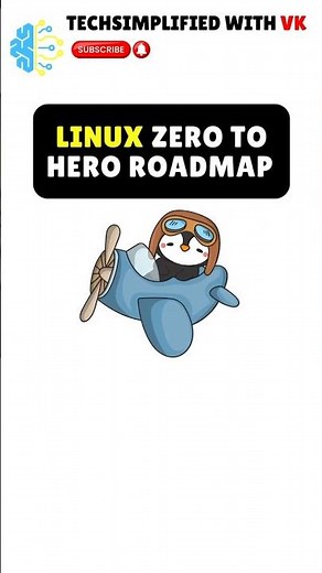 🐧 Linux Roadmap : From Zero to Hero | Complete Beginner to Pro in 60 Seconds