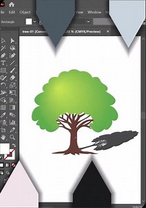 Adobe Illustrator 2025 -Secret Tips & Hacks! tree shadow in illustrator | Shear Tool