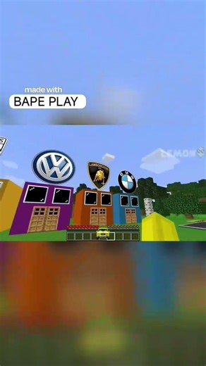 Watch this Minecraft's Car defy all gravity😂 #shorts #minecraft #memes #funny