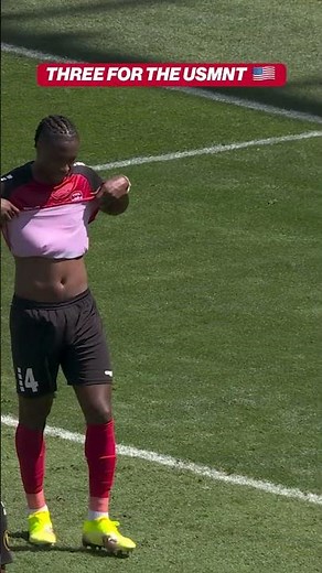 Make it THREE goals for the United States in the 1st half! 😤 #usa #USMNT