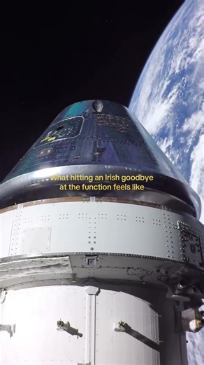 Orion’s Crew Module separation during the #ArtemisII mission 🚀 #Science #NASA #SpaceExploration