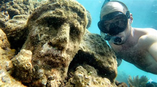Snorkeling over a 150-year-old sunken graveyard