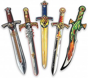 Liontouch - Foam Sword Set For Kids, 5-Pack - 3 Years | Playfighting Swords In Five Styles