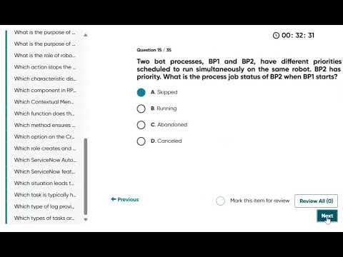 ServiceNow Robotic Process Automation (RPA) Delivery Accreditation Exam
