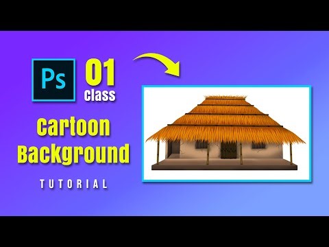 How to Make Background Design For Cartoon Animation | Class 01| Photoshop Tutorial
