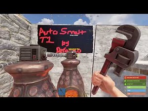 Tier 1 Workbench Simple Automated Smelting Furnace System - Rust Electrical and Industrial Tutorial