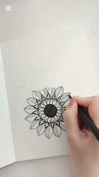 🔥 This Mandala Drawing Is So Satisfying to Watch#shorts #mandala #drawing