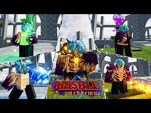 EVERY COMMON MAGIC SHOWCASE | Mashle Academy