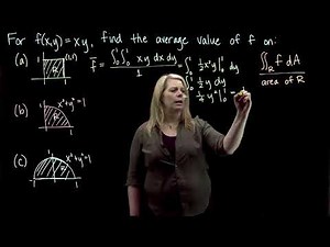 Average Value of a Function on a Region R