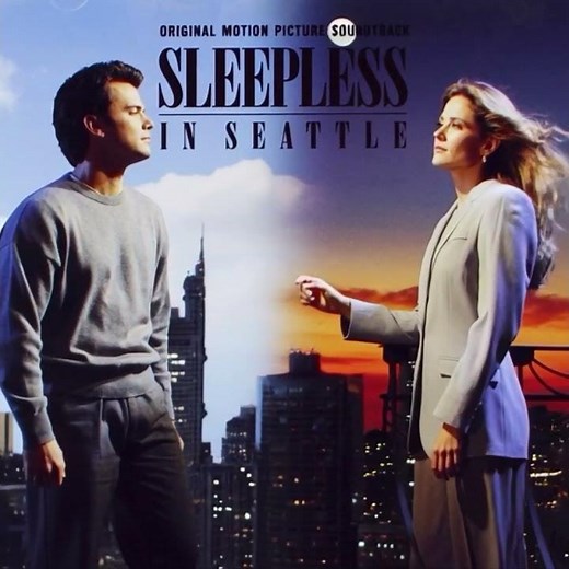 Breathing Artwork: Sleepless in Seattle Soundtrack Album Cover in the Age of AI