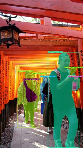 🔥 Instance Segmentation & Tracking with YOLO26 🚀 Real-Time AI Demo #Shorts #shorts