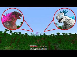 Godzilla vs Shimo in Minecraft