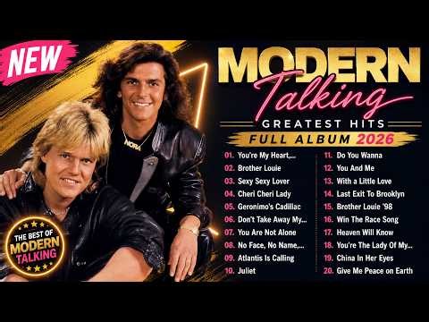 Modern Talking Top 20 Classic Hits - Best Songs of All Time - 80s Disco Music Playlist
