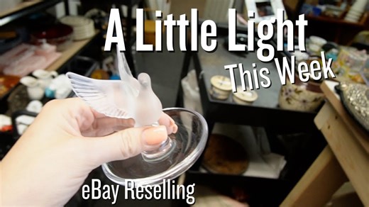 A little light this week | eBay reselling behind the scenes | Crazy Lamp Lady
