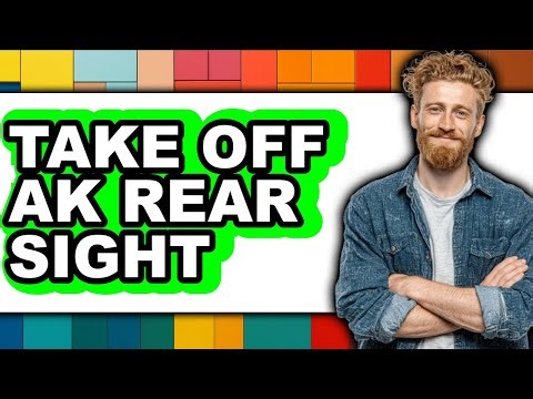 How to Take Off Ak Rear Sight (easy Method)