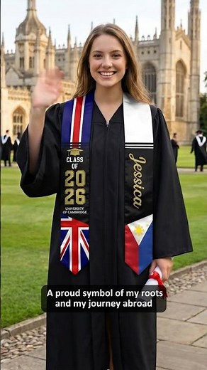 Memorable graduation stole for student #personalised #gifts #graduation #classof2026