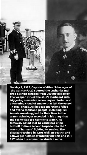 The Torpedo That Changed History: The Sinking of the Lusitania #history #worldwarii