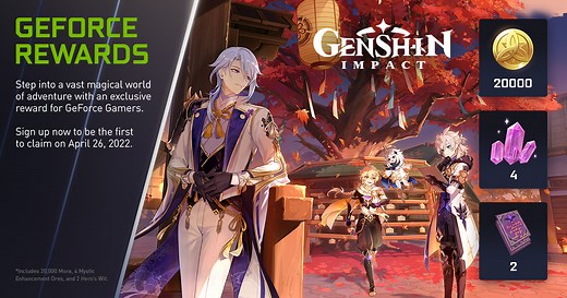 Genshin Impact GeForce Reward: Claim Your Exclusive Reward Starting Today!
