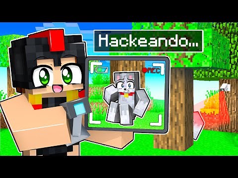 I CHEAT in HIDE AND SEEK with my friends 😂 I HACK THE SECURITY CAMERAS 🐱‍👤 MINECRAFT