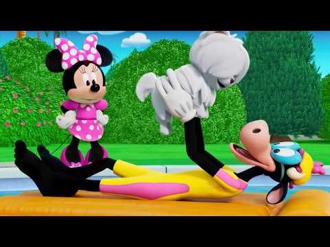 Minnie and Daisy’s Puppy Pool Party! ⛱️☀️ | Minnie’s Bow-Toons: Pet Hotel | Kids Rhyme Corner