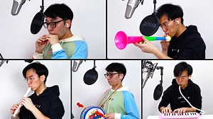 Beethoven 5th Symphony but on Toy Instruments | Twoset Violin