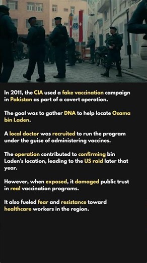 CIA Fake vaccination program in Pakistan to catch Osama Bin Laden
