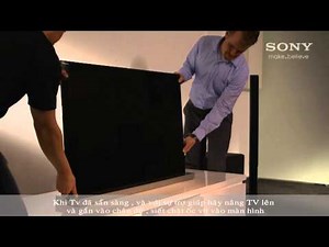 Lắp đặt chân đế TV SONY BRAVIA