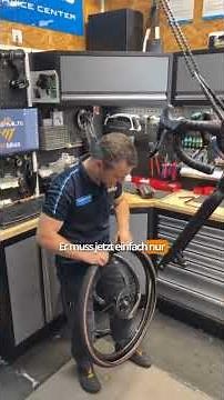 How to properly install a tire and tube