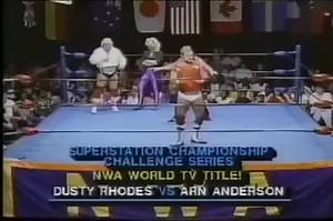 NWA 1985 Full Match: Arn Anderson vs. Dusty Rhodes World TV Championship https://www.tbs.com/ | Chuckie's Art of Wrestling
