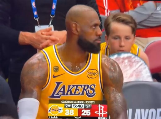 Impressive, kid kept it incredibly cool when my goat needed an ear to complain to, even leaned in a bit more towards LeBron, i bet lil man even stepped up to the plate and threw out a supportive “yeah lebron the other team is gay as hell” … keep fighting the good fight lil man.
