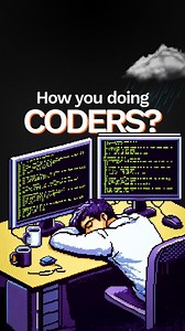 7.6K views · 25 reactions | print(“we are with you”) [sad coder, coding reels, developers, sad coding reels, coding life] #codingninjas #coding #fyp #developers #sadcodingreels #codinglife #coding | Coding Ninjas | Facebook