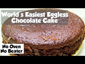 World's Easiest Eggless Chocolate Cake in 5 Minutes | No Oven | Easy #Chocolate #Cake Recipe