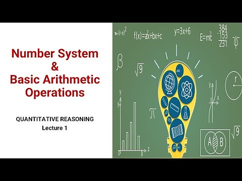 QUANTITATIVE REASONING Lec 1 | Number System & Basic Arithmetic Operations | QR 1 Lecture Series
