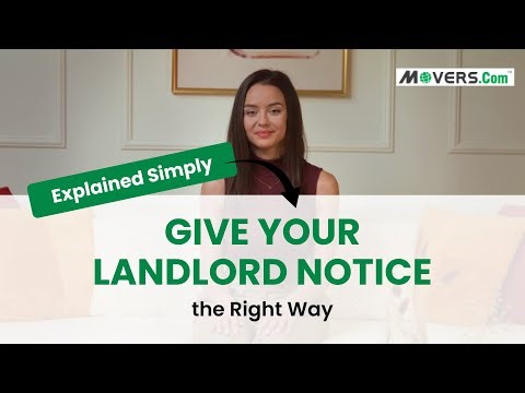 How and When to Give Your Landlord Notice | Moving Out the Right Way