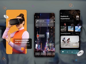 Seamless😍 Page Layouts for Virtual Reality App📱