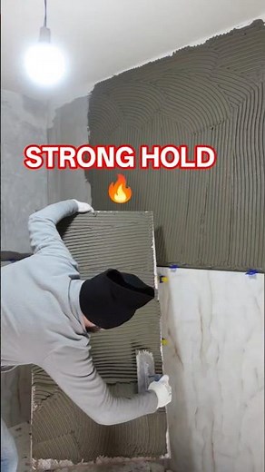 How to apply tile adhesive correctly 🔥