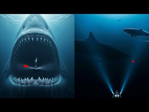 Diver Finds Megalodon Hunting a Whale at 1000 Meters — Scientists Say Marine Dinosaurs Never Went...