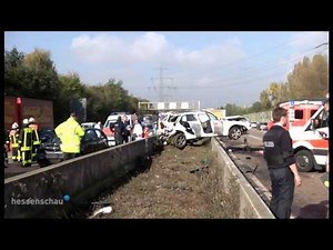 Schwerer Unfall auf der A5