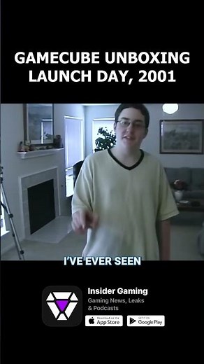 GameCube Unboxing On Launch Day In 2001.. 😍😍